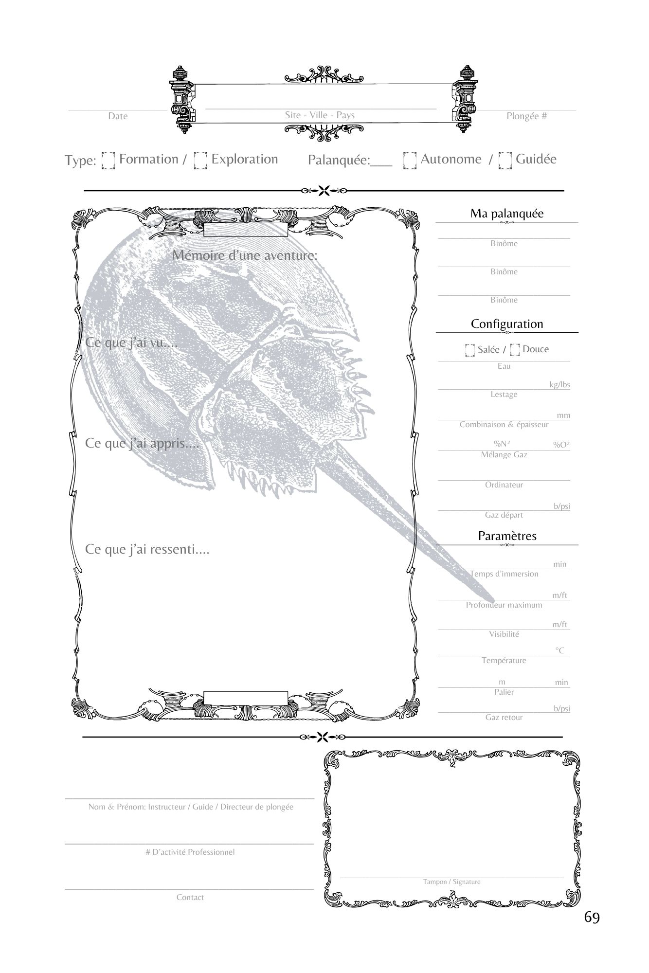 Carnet de plongée - Ambassadeur des Océans: Carnet de bord d'aventures sous marines – Image 7