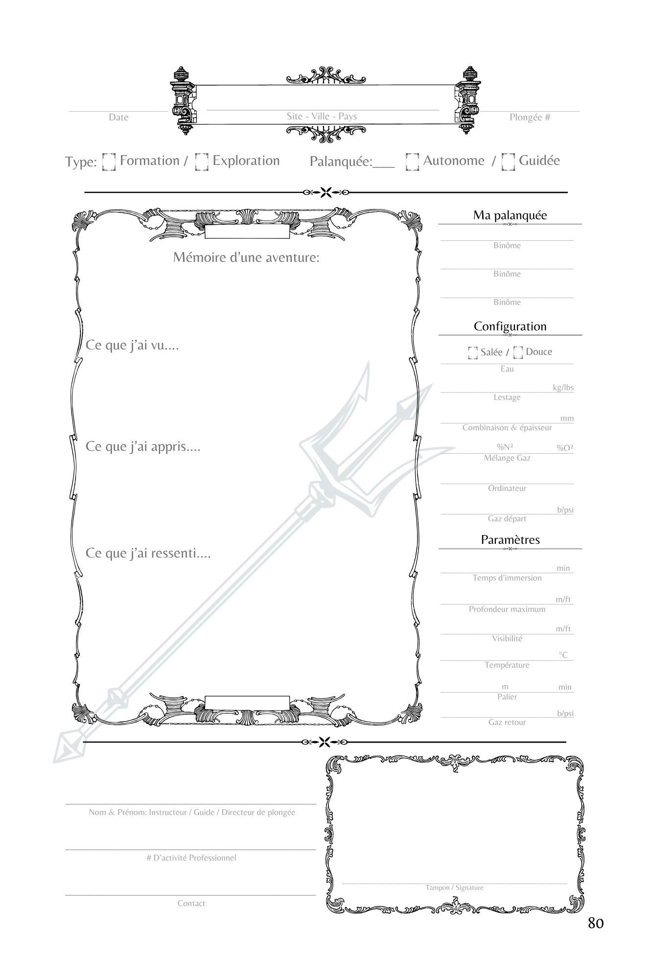 Carnet de plongée - Ambassadeur des Océans: Carnet de bord d'aventures sous marines – Image 8